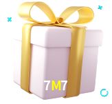 Receba seus bônus de boas-vindas no 7M7